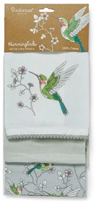 Prosoape de bucătărie din bumbac 3 buc. 45x65 cm Hummingbirds – Cooksmart ®