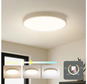 Brilagi - Plafonieră LED POOL, 60W, 230V, 3000/4500/6000K, Ø50 cm, bej