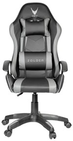 Scaun pentru jocuri video VARR Zolder negru/gri