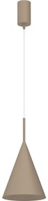 Lustră suspendată pe cablu CAPITAL 1xGX53/15W/230V diametru 17 cm taupe