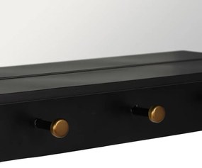 Oglindă de perete cu cuier 69x43 cm – Ixia