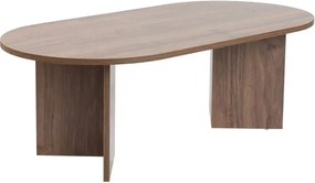 Masuta cafea SABLE, nuc, PAL, 119x60x40 cm