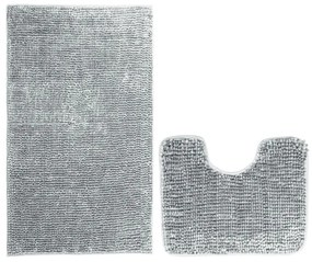 Set 2 covorașe de baie AmeliaHome Bati, gri