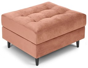 Taburet din catifea Milo Casa Santo, roz