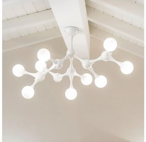 Lustră LED aplicată Ideal Lux NODINO 9xG9/3W/230V alb