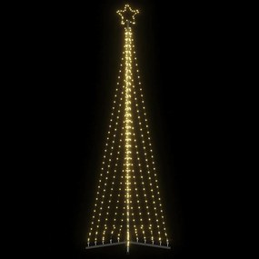vidaXL Pom de Crăciun LED 495 LED-uri Alb Cald 300,5 cm