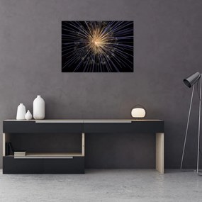 Tablou pe sticlă cu artificii (70x50 cm)