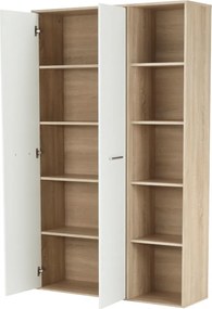 Dulap, stejar sonoma/alb, MAURUS NEW MA52