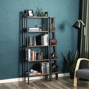 Biblioteca TAYLOR 5 rafturi 172x56 cm, rustic maro