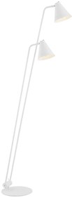Lampadar cu 2 brate design modern AVALONE alb