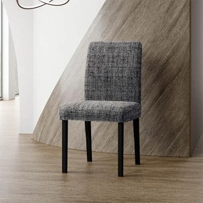 Huse bielastice VITTORIA gri scaun cu spatar 2 buc (45 x 45 x 50 cm)