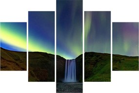 Tablou - Aurora Boreală în Islanda (150x105 cm)