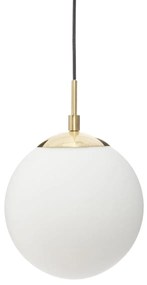 Lampă rotundă DRIS, bilă albă, Ø 20 cm