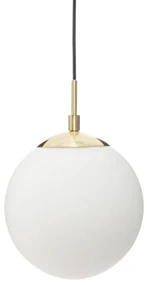Lampă rotundă DRIS, bilă albă, Ø 20 cm