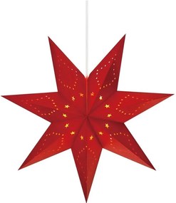 Decorațiune luminoasă de Crăciun roșie suspendată Saturnus – Markslöjd