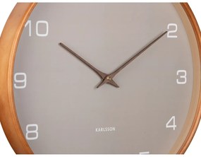 Karlsson 5993GY ceas de perete cu design gri,diametru 40 cm