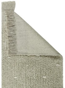 Covor verde deschis lavabil/țesut manual din bumbac 140x200 cm Woods Symphony Olive – Lorena Canals