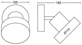 Spot LED BUKKO LED/4,5W/230V Philips 50601/31/P0