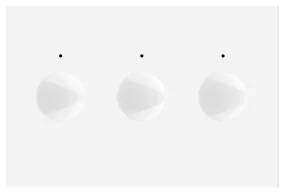 Modul intrerupator triplu wireless cu touch Livolo standard Italian, Serie noua