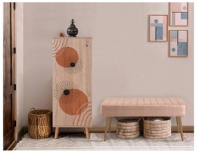 Mobilier Hol Beside 32 (stejar sonoma + piatră) . 1093997