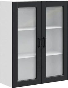 vidaXL Dulap de bucătărie cu raft Negru 80 x 31 x 100 cm Lemn compozit