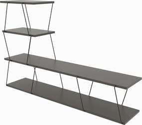 Comoda TV, Hanah Home, Ilgaz, 150x93x30 cm, Antracit