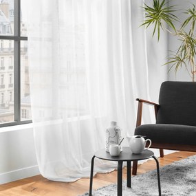 Perdea albă din voal 400x240 cm Lissea – douceur d'intérieur