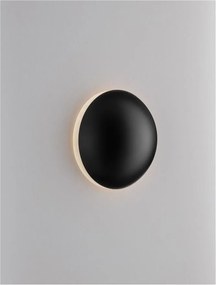 Aplica de perete LED design modern ambiental Iona negru