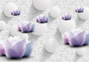 Fototapet - Flori 3D (147x102 cm)
