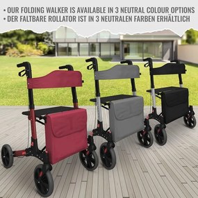 JAGO Cărucior cu patru roți pentru persoanele în vârstă, 67