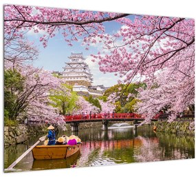 Tablou cu cireș japonez (70x50 cm), în 40 de alte dimensiuni noi