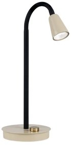 Orion - Lampă de birou flexibilă DOTTY, reglabilă, 1xGU10/10W/230V, bej/negru