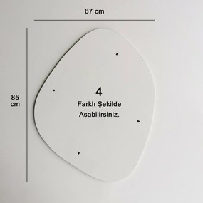 Oglindă Soho Ayna 85 x 67 cm