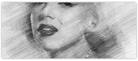 Tablou - Portretul lui Marilyn Monroe (120x50 cm)