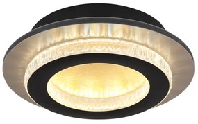 Globo 48042-12G - Plafonieră LED JAYDEN, 12W, 230V, Ø 20 cm, negru