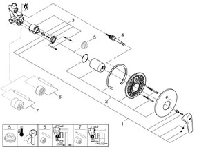 GROHE 29117000 - Baterie pentru cadă LINEARE crom lucios