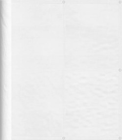 vidaXL Paravan de balcon, alb, 120x700 cm, 100% poliester oxford