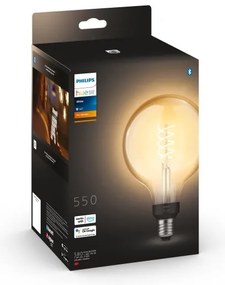 Bec LED dimabil Philips Hue WHITE FILAMENT G125 E27/7W/230V 2100K