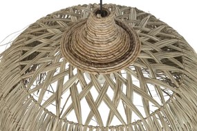 Lustră suspendată din fibre naturale cu franjuri, 75x45x95 cm, „Sorrento"