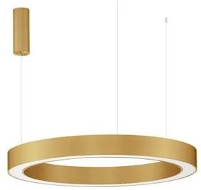 Pendul LED dimabil design modern MORBIDO alama, auriu 80cm