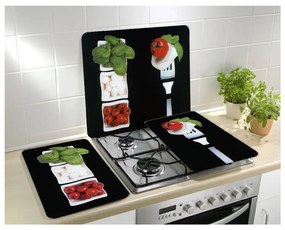 Set 2 protecții din sticlă pentru aragaz Wenko Caprese, 52 x 30 cm