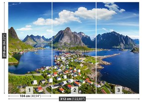 Fototapet Lofoten Norvegia