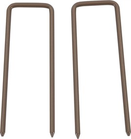 Outsunny Gard de Grădină cu Lățime Reglabilă, Gard de Grădină Multifuncțional din Metal și Aluminiu, 300x31x103,5 cm, Maro Închis