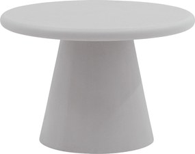 Măsuță de cafea rotundă Clav 60 cm - gri deschis