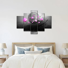 Tabloul cu bile roz (150x105 cm)