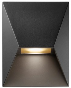 Aplica de perete pentru iluminat exterior IP54 Pontio 15 negru