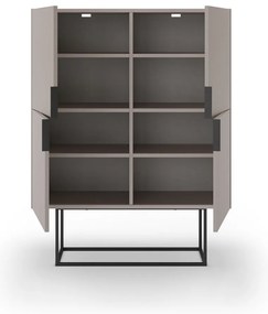 Dulap gri/bej 100x130 cm Titan – Marckeric