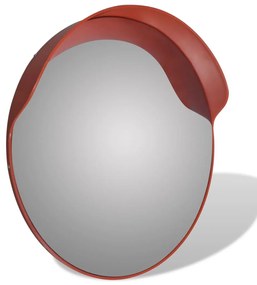 Oglinda de trafic convexa, portocaliu, 60 cm, plastic PC, de exterior 1, 60 cm, Portocaliu
