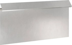 vidaXL Gard pentru melci Argintiu 50 x 3,5 x 25 cm Oţel inoxidabil