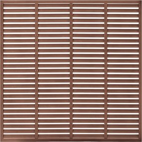 vidaXL Gard tip oblon, maro, 180x180 cm, WPC